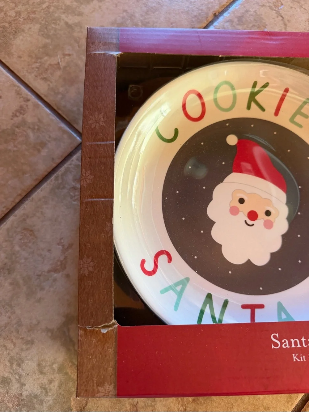 Kate and Milo - Cookies and Milk for Santa - Dining Set - NEW IN BOX